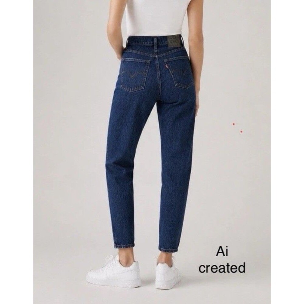 Levi’s High Waisted Taper Curvy Women’s Size 26 Blue Comfort Stretch Denim Jeans